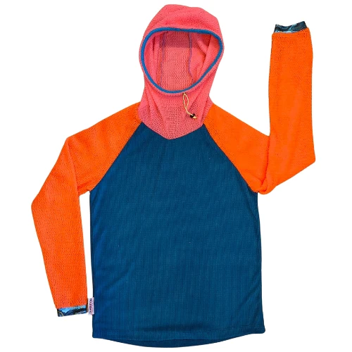 Alpha & Grid Combo Fleece Hoodie by Tumble On Outfitters - Image 2