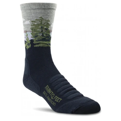 Cascade Locks American Trail 3/4 Crew Socks by Farm to Feet