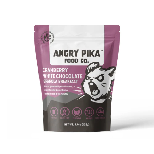Cranberry White Chocolate Granola by Angry Pika Food Co.
