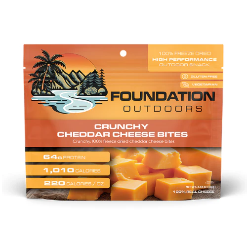 Freeze-Dried Cheddar Cheese Cubes by Foundation Outdoors