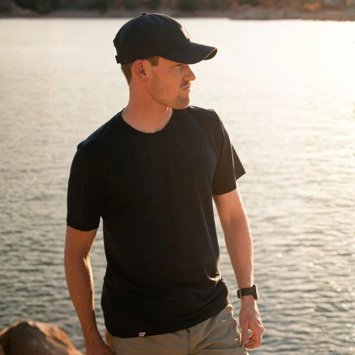 Men's 100% Merino Short Sleeve Shirt by Wūru Wool - Image 3