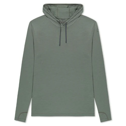 Men's Solstice Lightweight Wool Hoodie by Ridge Merino